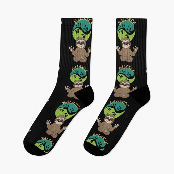 Item preview, Cute Adorable Meditating Sloth Focused On Balance designed and sold by two7designs.