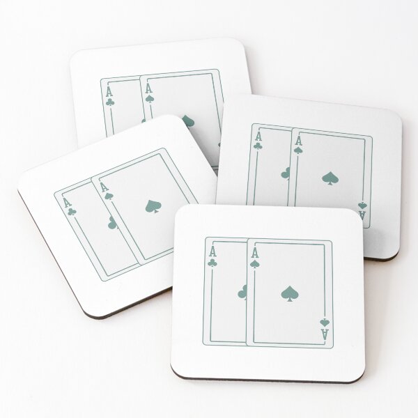 Item preview, Pocket Aces (Blue) designed and sold by the-two-store.