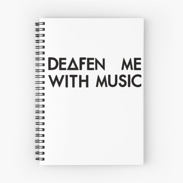 Item preview, Deafen me with music (black) designed and sold by nynkuhhz.