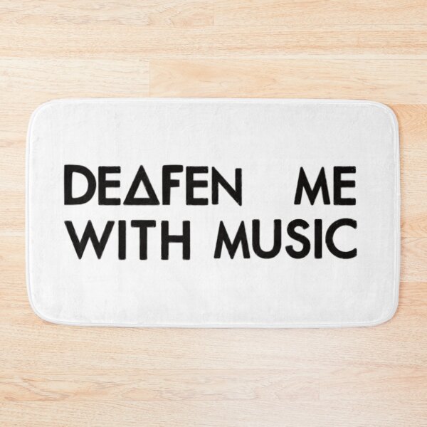 Item preview, Deafen me with music (black) designed and sold by nynkuhhz.