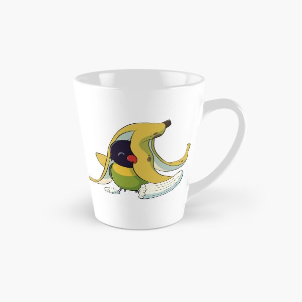 Item preview, Cute masked lovebird with a banana designed and sold by Lovebirbs.