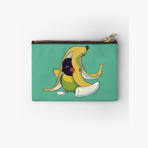 Item preview, Cute masked lovebird with a banana designed and sold by Lovebirbs.