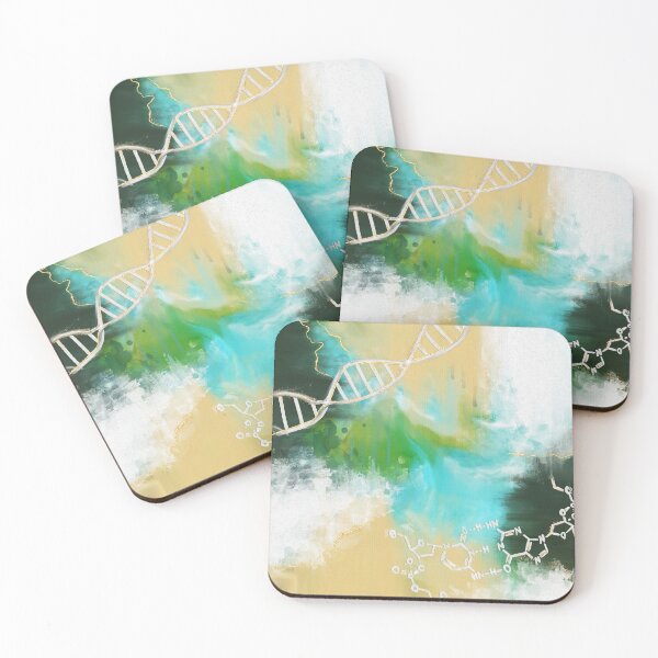 Item preview, Abstract DNA - Intuitive Abstract Painting designed and sold by GirlHyphenated.