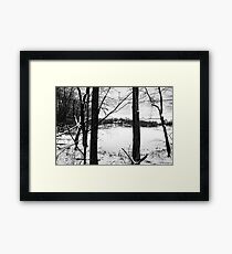 Solemn Winter - Birchwood, WI Framed Print