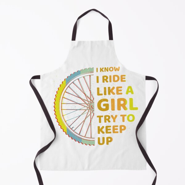 Artikelvorschau, I know I Ride Like a Girl Try To Keep Up bicycle Essential Gifts mom, dad, Design Happy Apparel Essential Inspiration Joy Mood entworfen und verkauft von DesignByHeartUK.