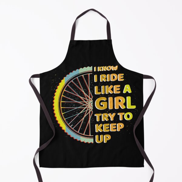 Artikelvorschau, I know I Ride Like a Girl Try To Keep Up bicycle Essential Gifts mom, dad, Design Happy Apparel Essential Inspiration Joy Mood entworfen und verkauft von DesignByHeartUK.