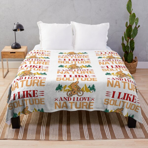 Artikelvorschau, I Like Solitude and I love Nature All i need this bike bicycle Essential Gifts mom, dad, Design Happy Apparel Essential Inspiration Joy Mood entworfen und verkauft von DesignByHeartUK.
