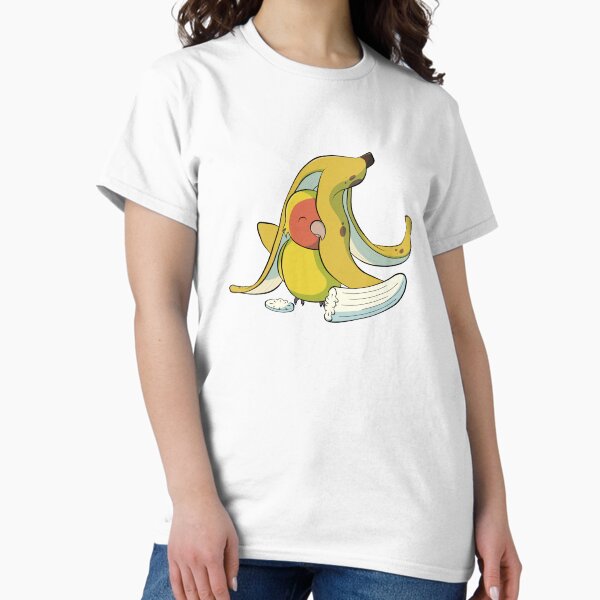 Cute peach faced lution mutation lovebird with a banana Classic T-Shirt