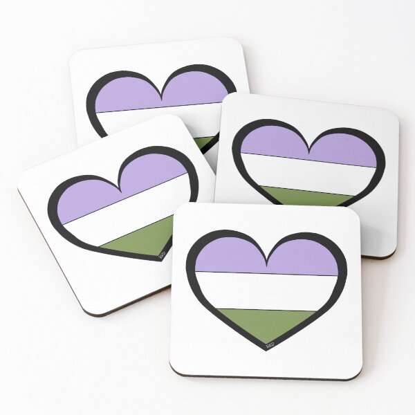 Item preview, Genderqueer Heart designed and sold by Comfort-Station.