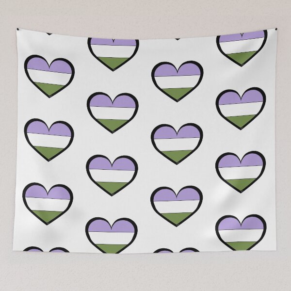 Item preview, Genderqueer Heart designed and sold by Comfort-Station.