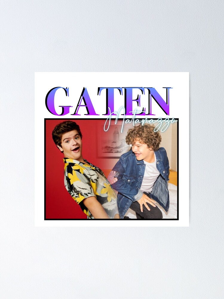 Gaten Matarazzo Retro Vintage T-Shirt Sticker Design Stranger