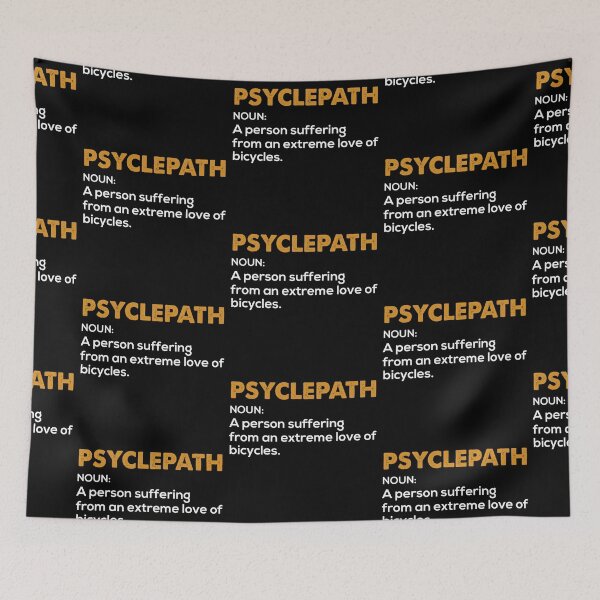 Item preview, Psyclepath Love of Bicycles All i need this bike bicycle Essential Gifts mom, dad, Design Happy Apparel Essential Inspiration Joy Mood designed and sold by DesignByHeartUK.