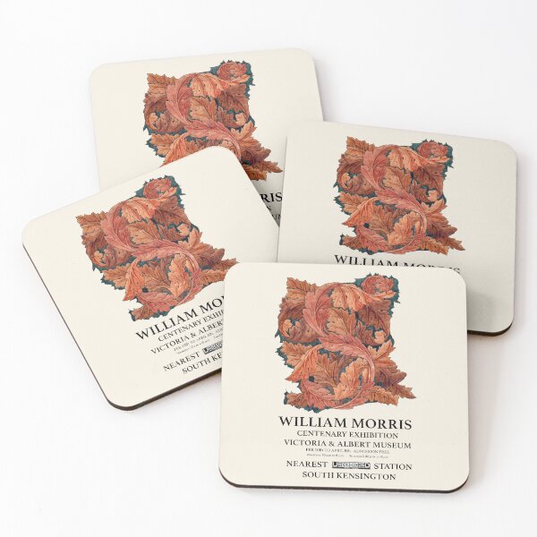 Item preview, Acanthus  William Morris Exhibition poster for The Victoria and Albert Museum, London designed and sold by TeeARTHY.