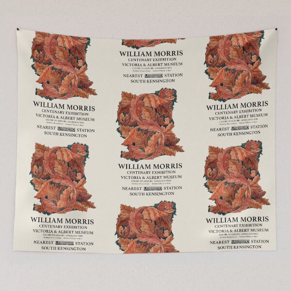 Item preview, Acanthus  William Morris Exhibition poster for The Victoria and Albert Museum, London designed and sold by TeeARTHY.