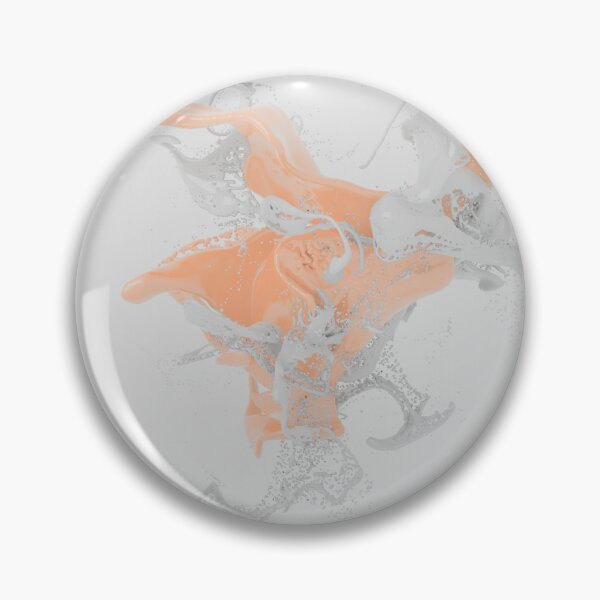 Item preview, Peach and white splash designed and sold by ArtNaomiViki.