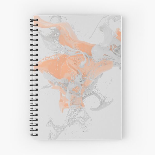 Item preview, Peach and white splash designed and sold by ArtNaomiViki.