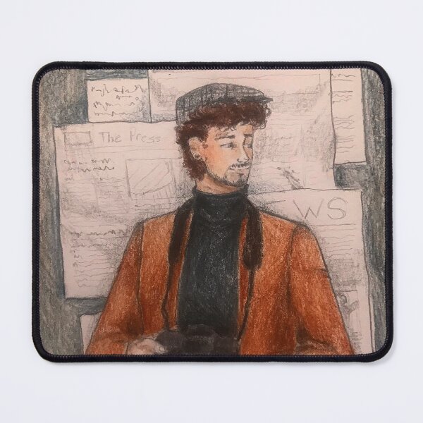 Item preview, Journalist Chase Brody designed and sold by CherryCatDraws.
