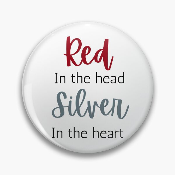 Item preview, Red in the head, Silver in the heart designed and sold by naomi-jgs.