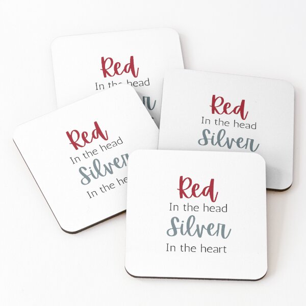 Item preview, Red in the head, Silver in the heart designed and sold by naomi-jgs.