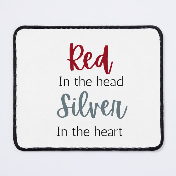 Item preview, Red in the head, Silver in the heart designed and sold by naomi-jgs.