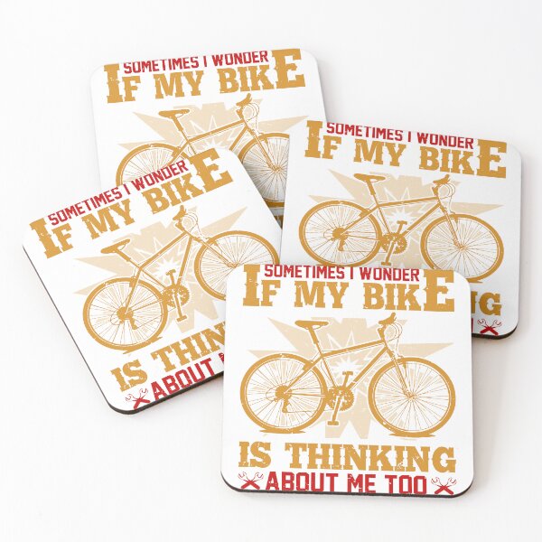 Artikelvorschau, sometimes i wonder if my bike is thinking about me too All i need this bike bicycle Essential Gifts mom, dad, Design Happy Apparel Essential Inspiration Joy Mood entworfen und verkauft von DesignByHeartUK.