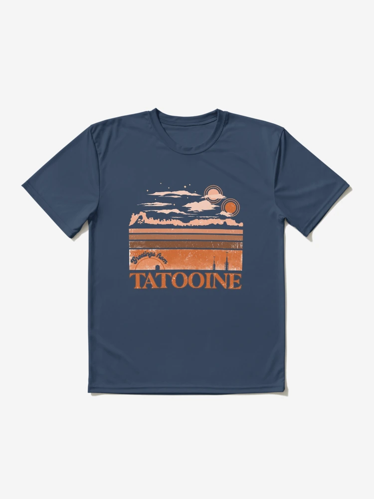Tatooine Greetings Active T-Shirt