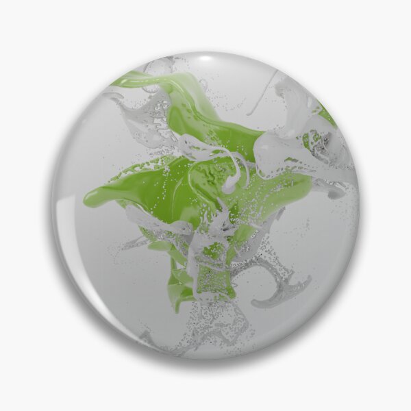 Item preview, Green and white splash designed and sold by ArtNaomiViki.