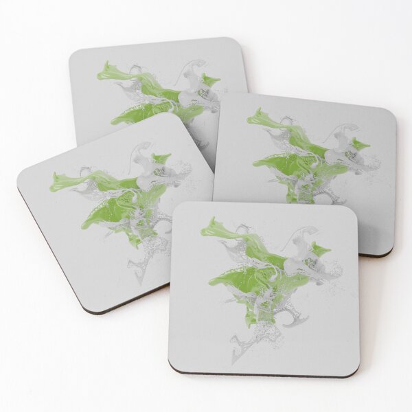 Item preview, Green and white splash designed and sold by ArtNaomiViki.