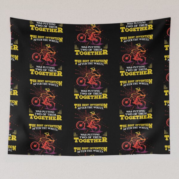 Item preview, The Best Invention After The Wheel Was Putting Two of Them Together All i need this bike bicycle Essential Happy Apparel Essential Inspiration Joy Mood designed and sold by DesignByHeartUK.