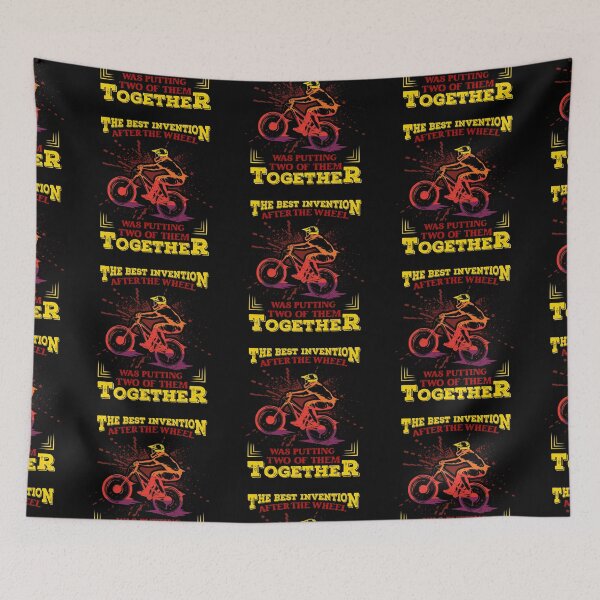 Item preview, The Best Invention After The Wheel Was Putting Two of Them Together All i need this bike bicycle Essential Happy Apparel Essential Inspiration Joy Mood designed and sold by DesignByHeartUK.