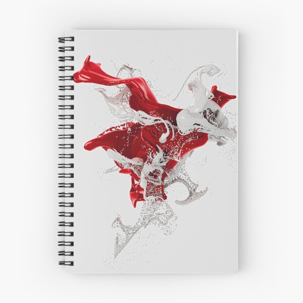 Item preview, Red and white splash designed and sold by ArtNaomiViki.