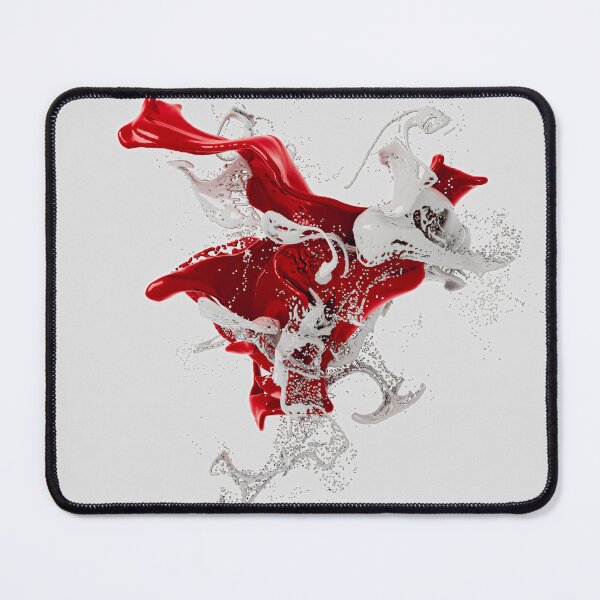 Item preview, Red and white splash designed and sold by ArtNaomiViki.