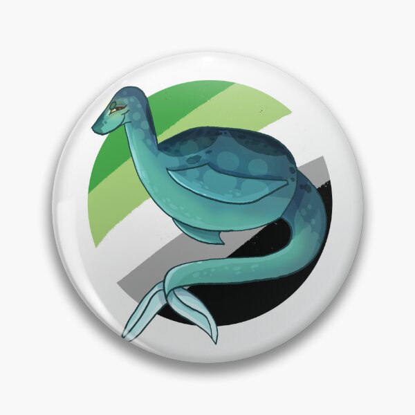 Item preview, Loch Ness Monster Pride Flags- Aromantic designed and sold by fruitbat55.
