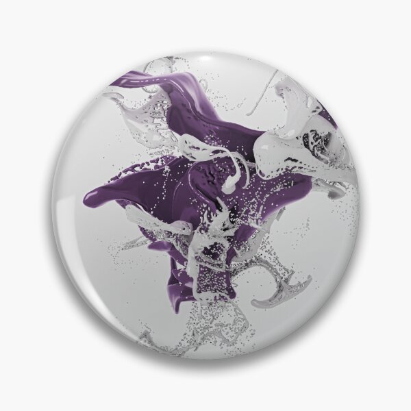 Item preview, Dark purple and white splash designed and sold by ArtNaomiViki.