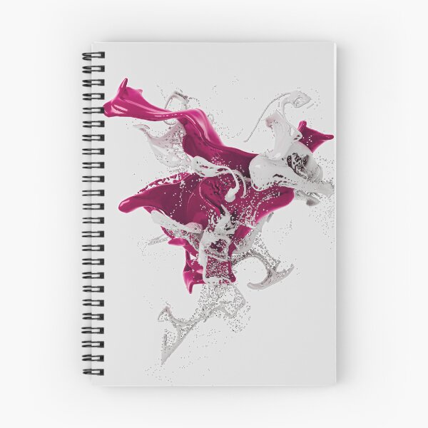 Item preview, Deep pink and white splash designed and sold by ArtNaomiViki.