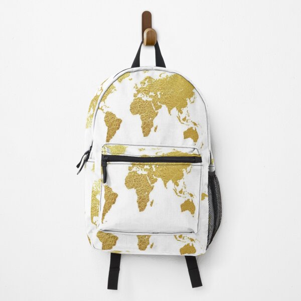 Item preview, Map of the World using Gold Foil Style Technique designed and sold by Artsy-Appeal.