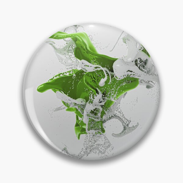 Item preview, Deep green and white splash designed and sold by ArtNaomiViki.