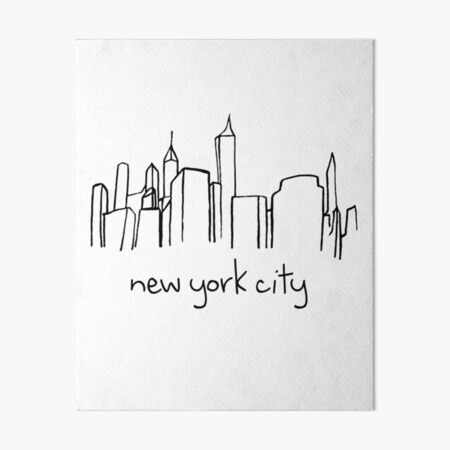 Artikel-Vorschau von Skyline von New York City, designt und verkauft von JordanSSeay.
