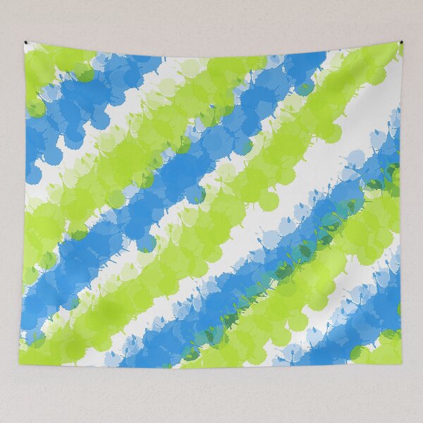 Item preview,  Blue & Green Bright Splatter designed and sold by blakcirclegirl.