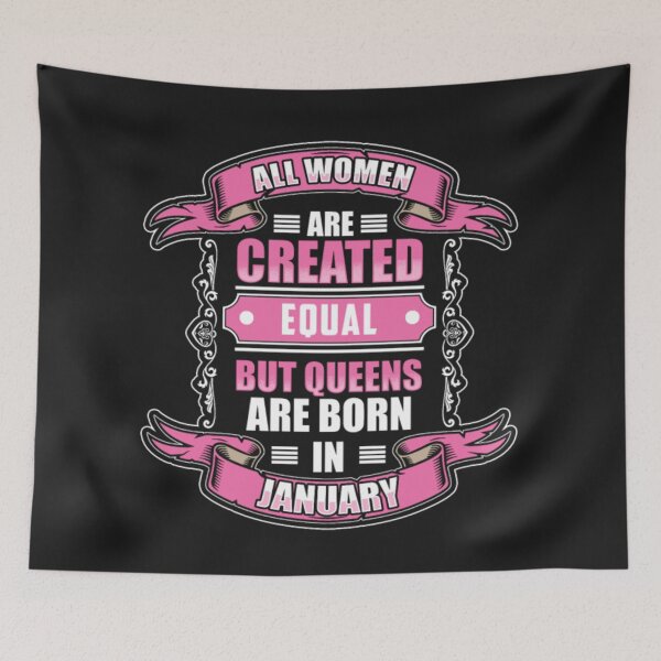 Item preview, All Women Queens Born In January Birthday designed and sold by ClamenTaon.