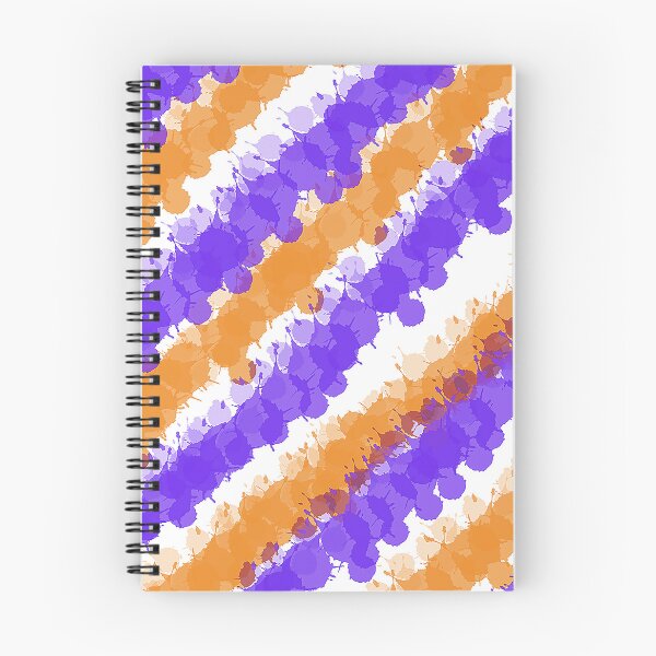 Item preview, Orange & Purple Bright Splatter designed and sold by blakcirclegirl.