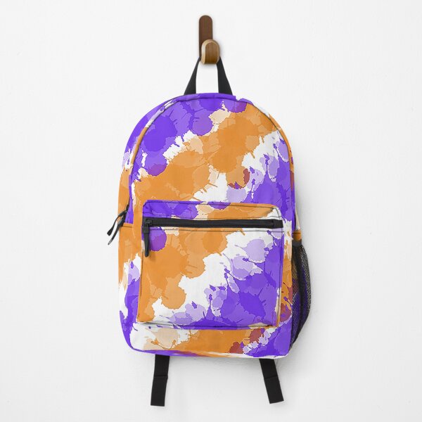 Item preview, Orange & Purple Bright Splatter designed and sold by blakcirclegirl.