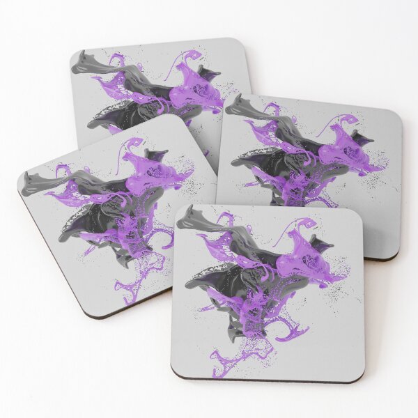 Item preview, Purple and black splash designed and sold by ArtNaomiViki.