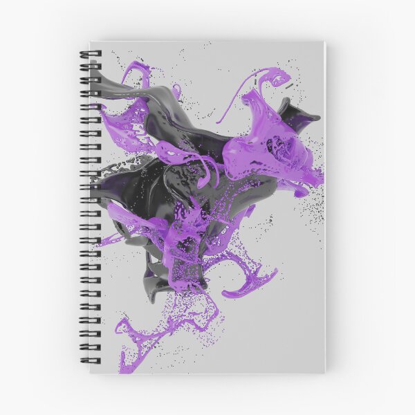 Item preview, Purple and black splash designed and sold by ArtNaomiViki.