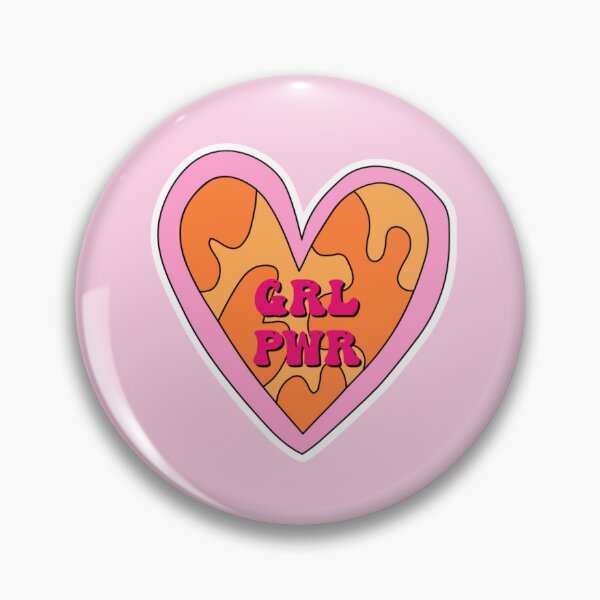 Item preview, Girl Power Heart designed and sold by socialbylindsay.