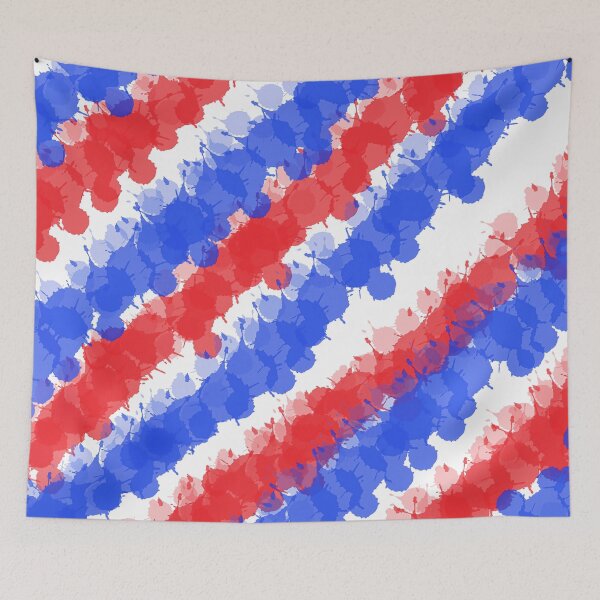 Item preview, Red & Blue Bright Splatter designed and sold by blakcirclegirl.