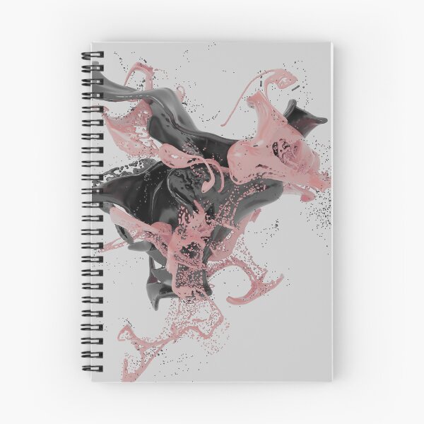 Item preview, Light pink and black splash designed and sold by ArtNaomiViki.