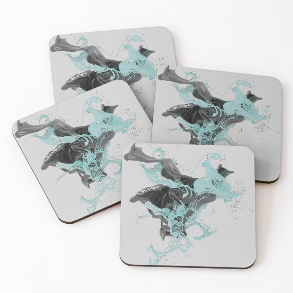 Item preview, Blue and black splash designed and sold by ArtNaomiViki.