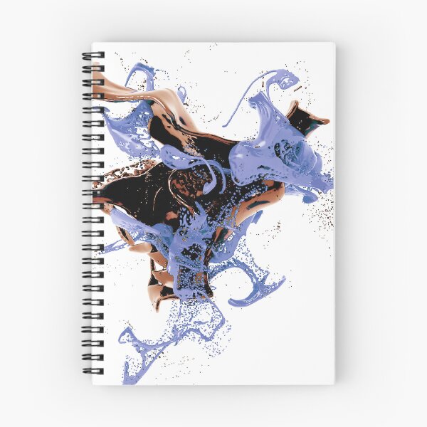 Item preview, Liquid gold and blue splash designed and sold by ArtNaomiViki.