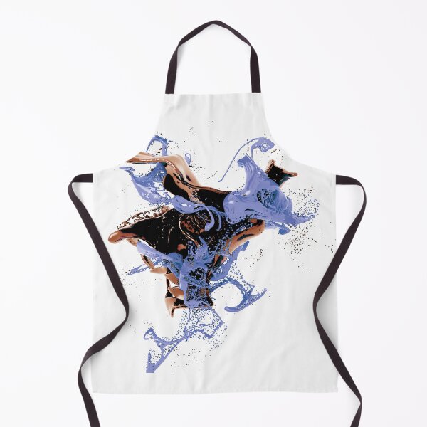 Item preview, Liquid gold and blue splash designed and sold by ArtNaomiViki.